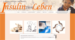 Desktop Screenshot of insulin-zum-leben.de